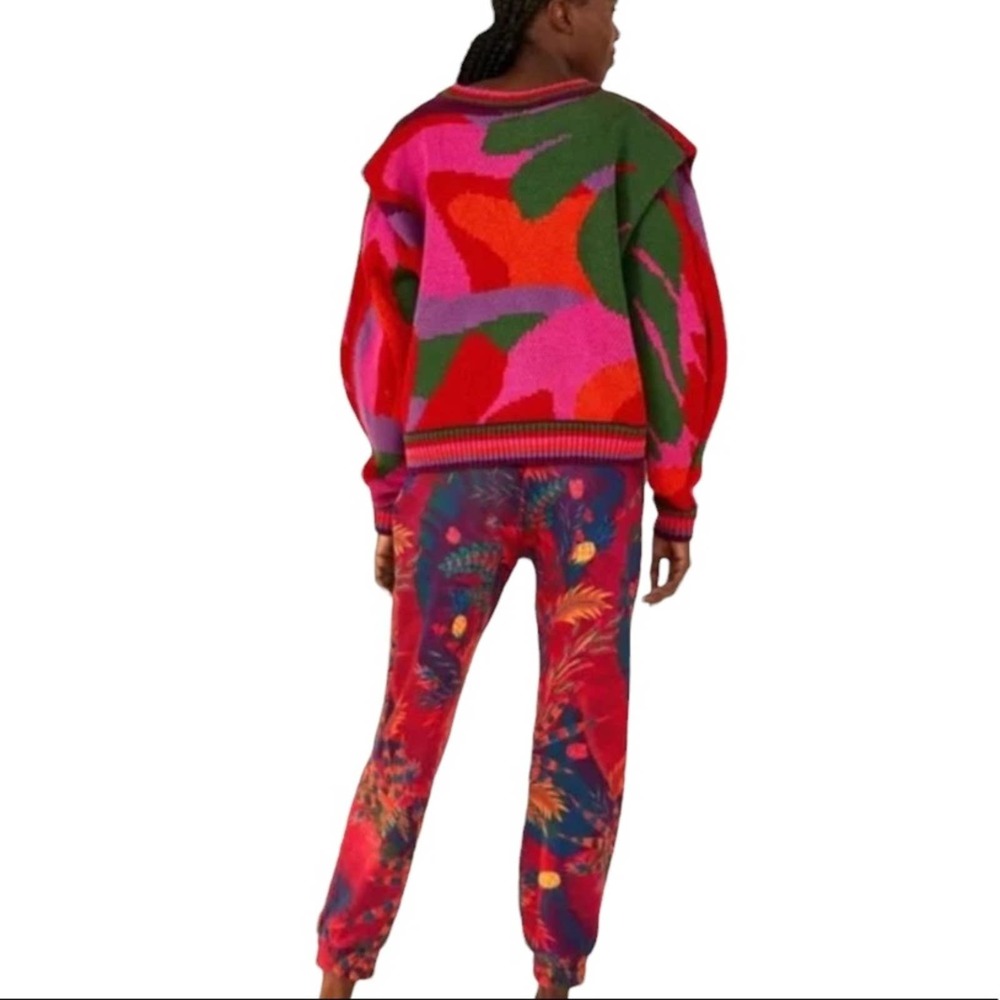 FARM Rio Multicolor Crew Neck Sweater - Picture 6 of 10